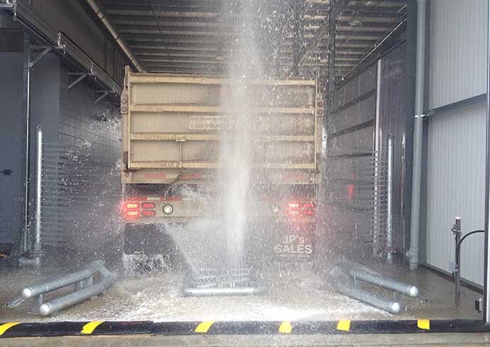 Vaskeanlæg til lastbiler fra NoviClean